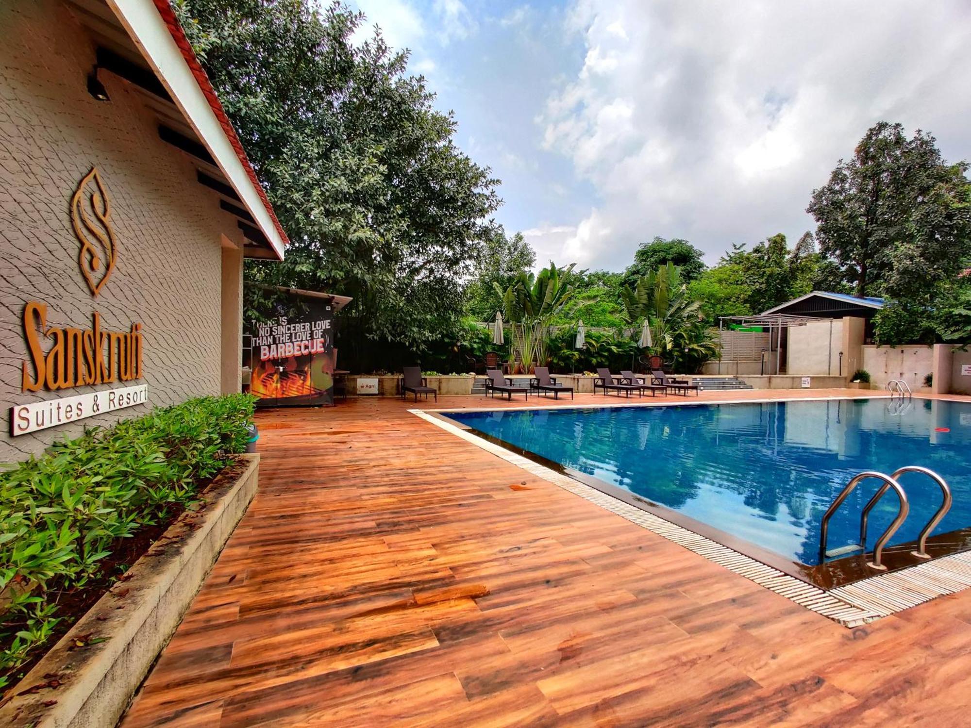 Pushpam Sanskruti Resort Karjat - A Pure Veg Resort Dhamni Экстерьер фото
